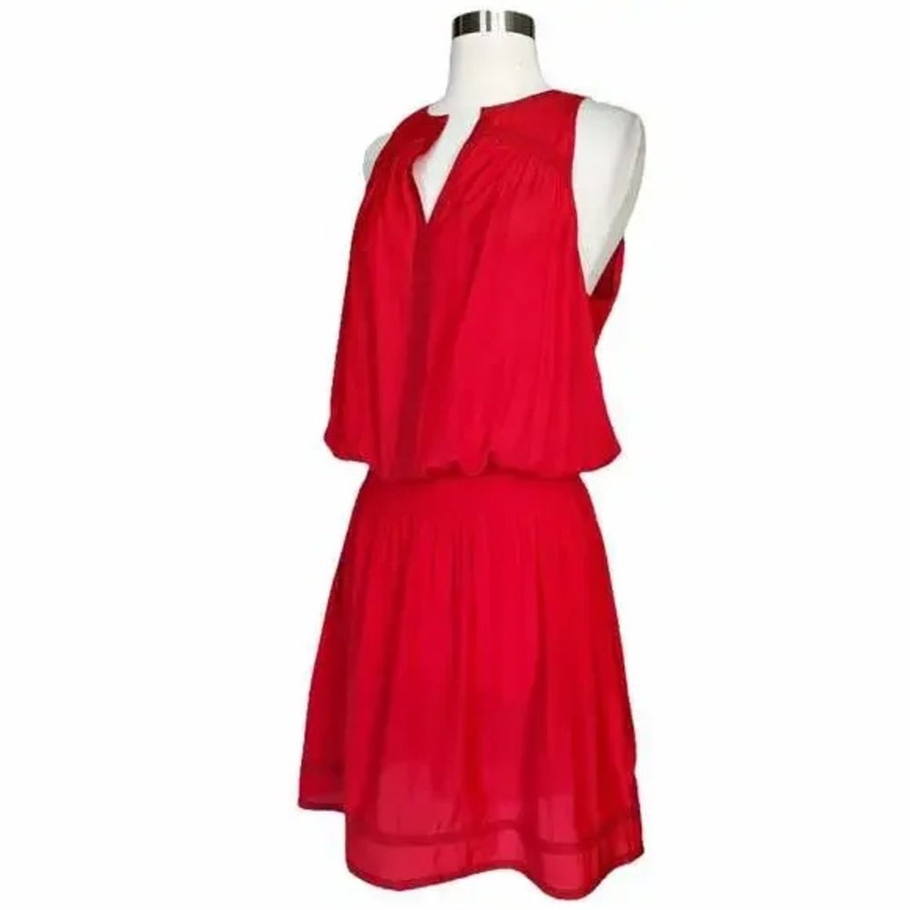 Ramy Brook Red Sleeveless Mini Dress